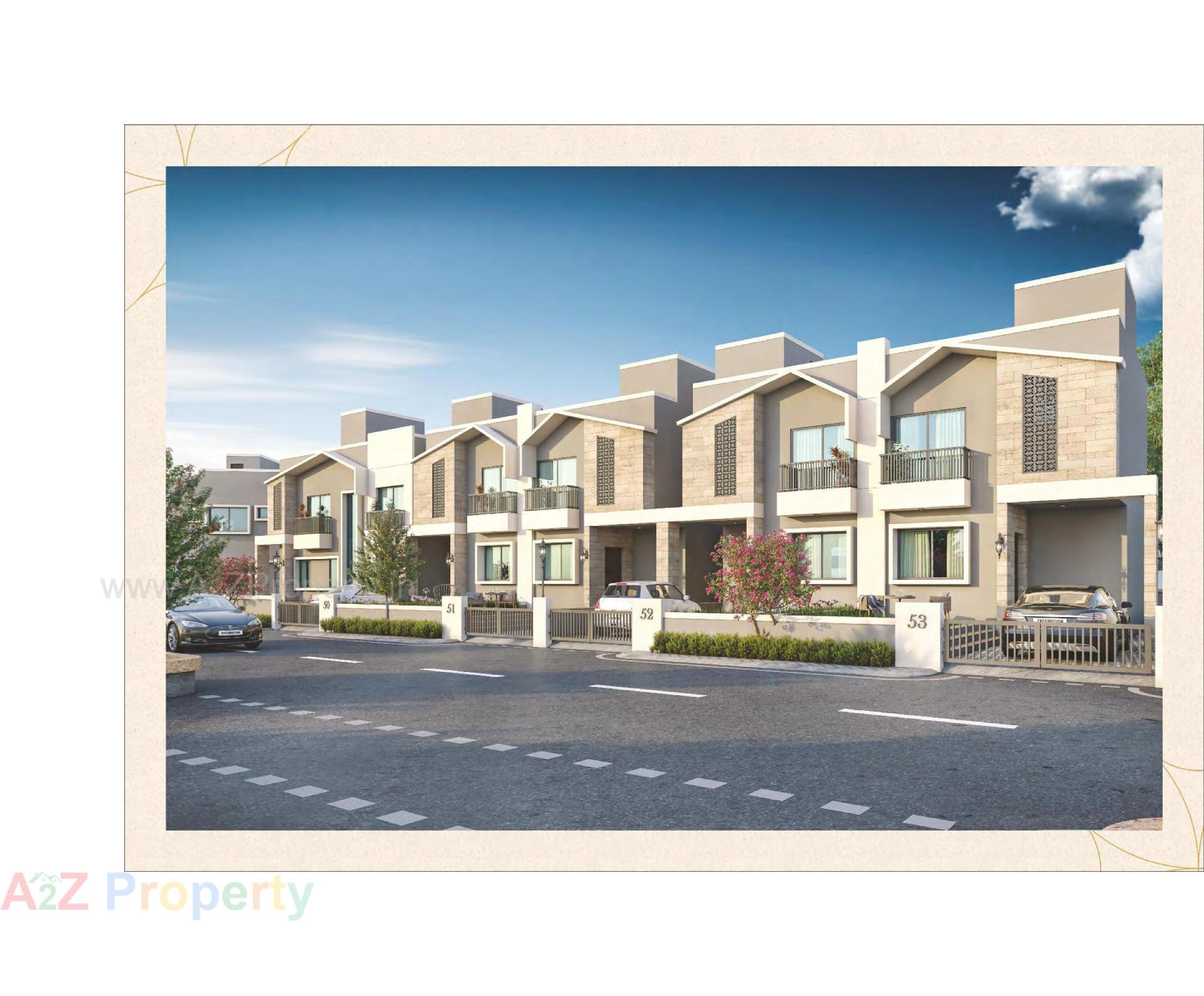 3D Elevation of real estate project Shiv Darshan located at Tarsali, Vadodara, Gujarat