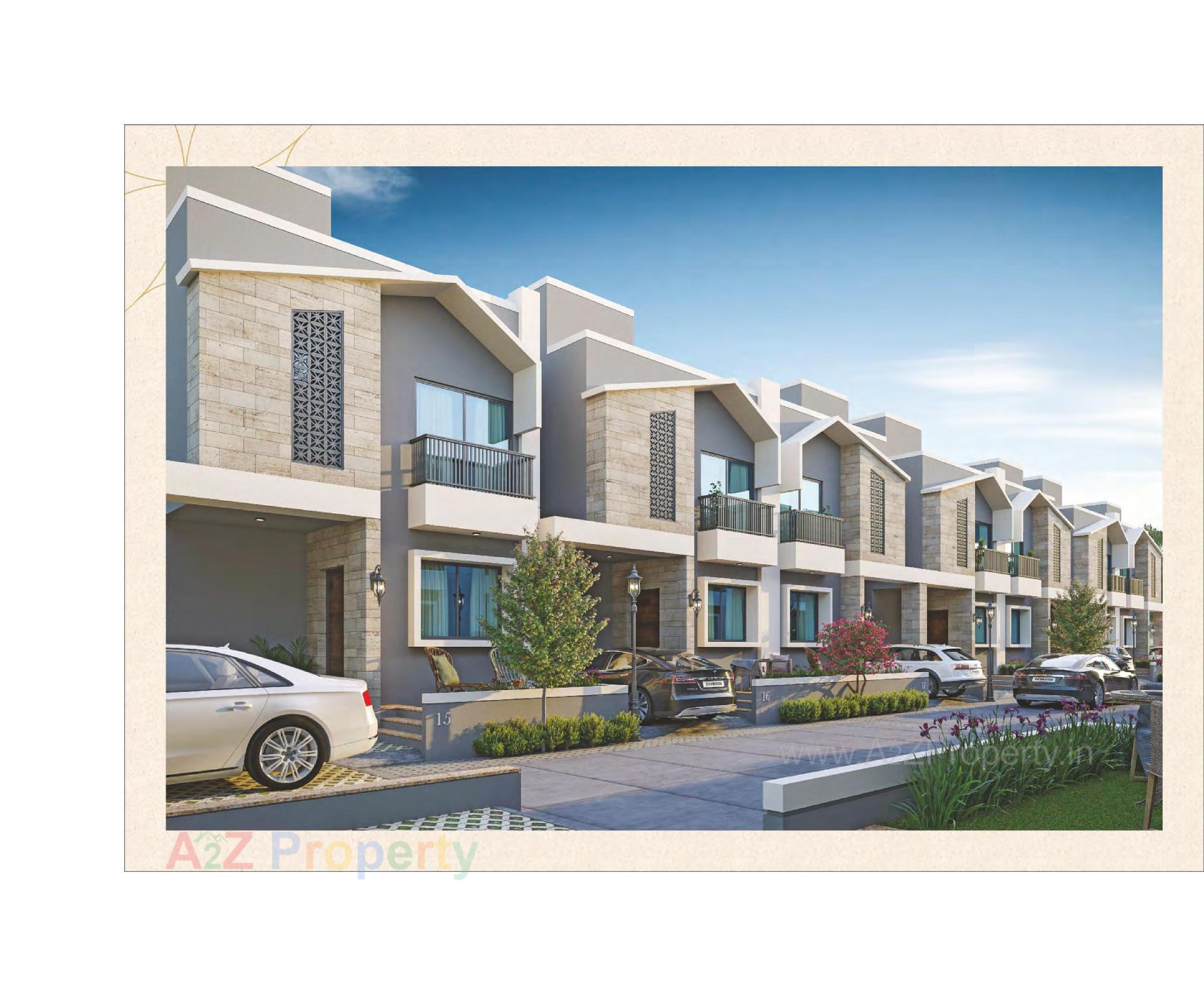 3D Elevation of real estate project Shiv Darshan located at Tarsali, Vadodara, Gujarat