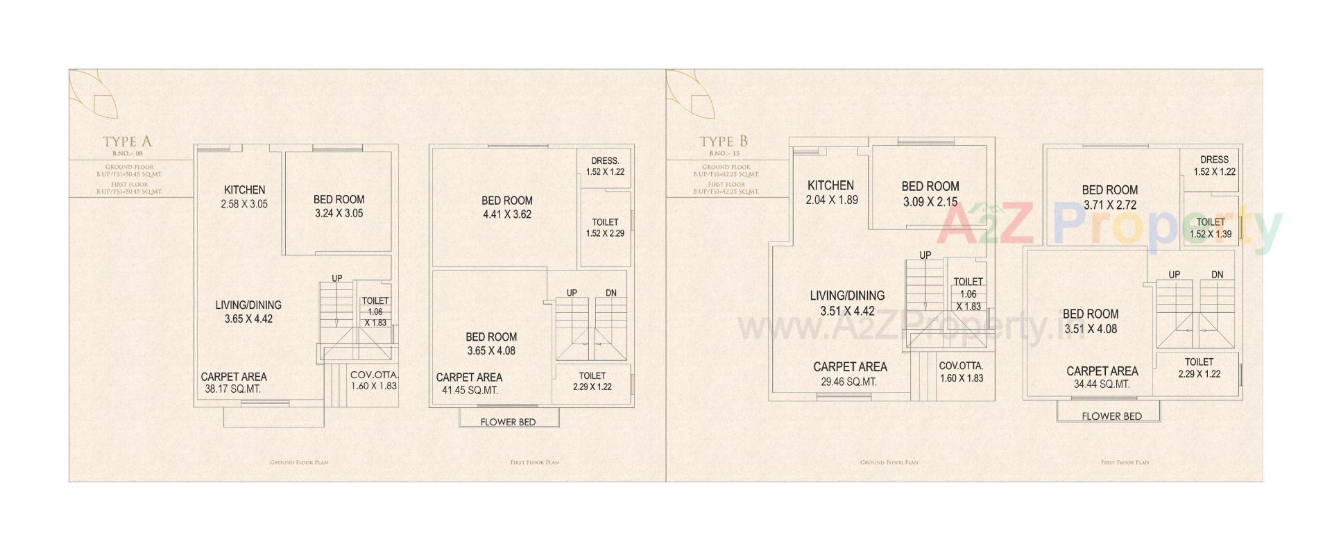 Layout of real estate project Shiv Darshan located at Tarsali, Vadodara, Gujarat