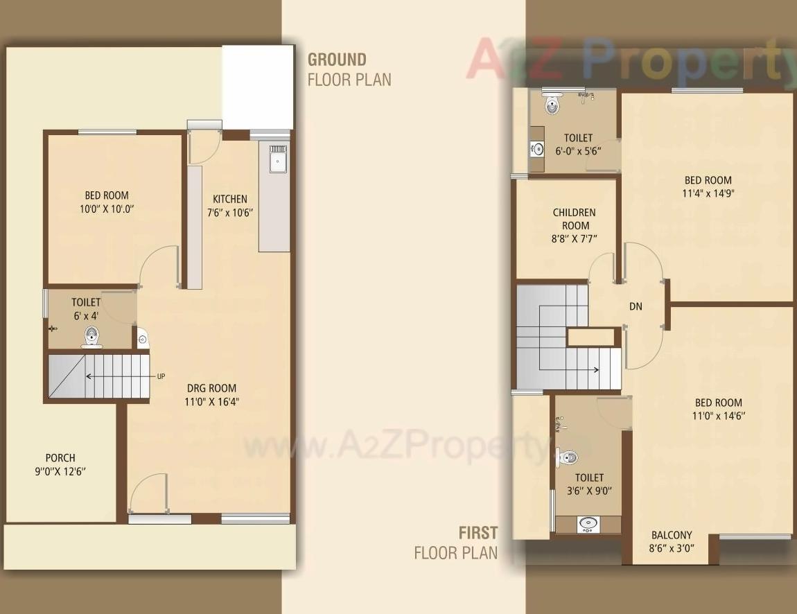 Layout of real estate project Shiv Darshan Duplex located at Ankhol, Vadodara, Gujarat