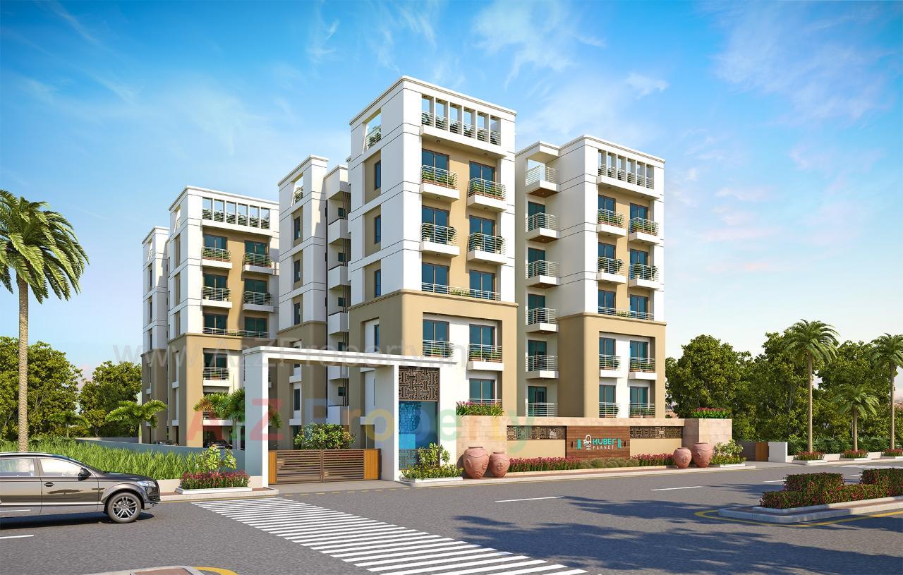 3D Elevation of real estate project Shiv Kuber Planet located at Tandalaja, Vadodara, Gujarat