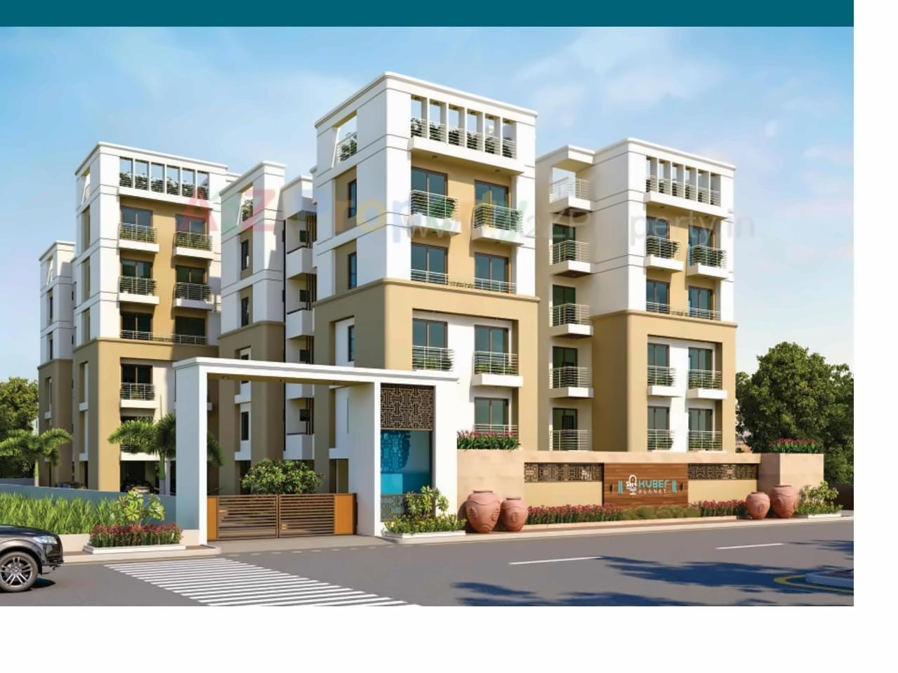 3D Elevation of real estate project Shiv Kuber Planet located at Tandalaja, Vadodara, Gujarat