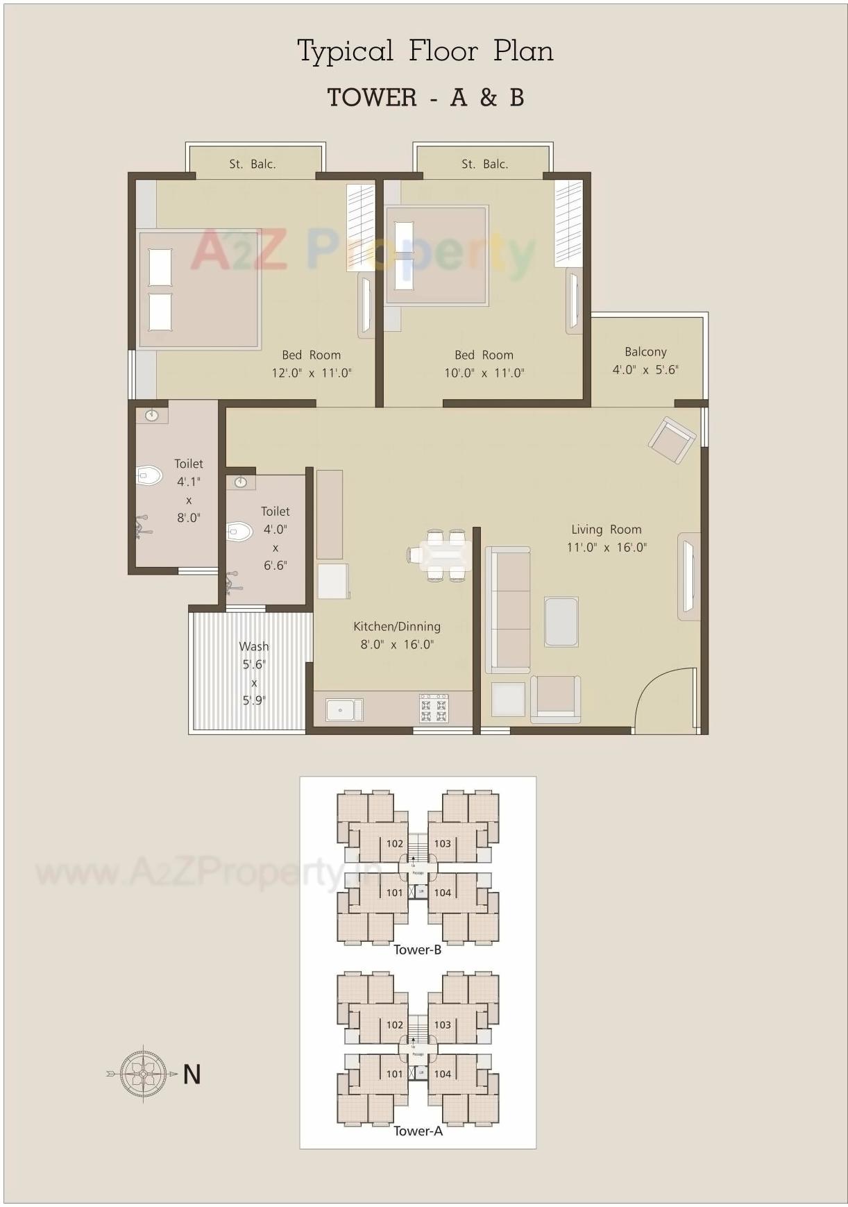 Layout of real estate project Shiv Kuber Planet located at Tandalaja, Vadodara, Gujarat