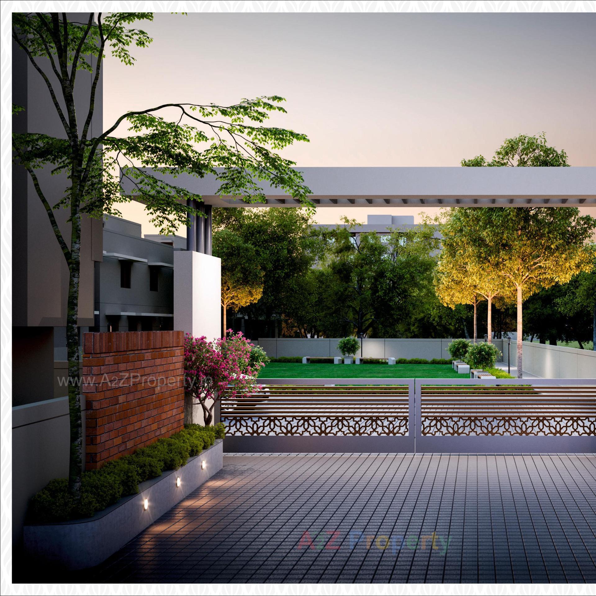 3D Elevation of real estate project Shiv Residency located at Vadadla, Vadodara, Gujarat