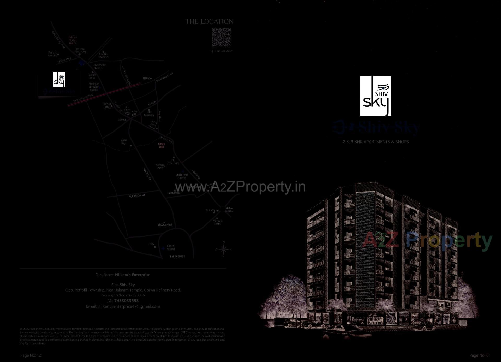  of real estate project Shiv Sky located at Gorva, Vadodara, Gujarat