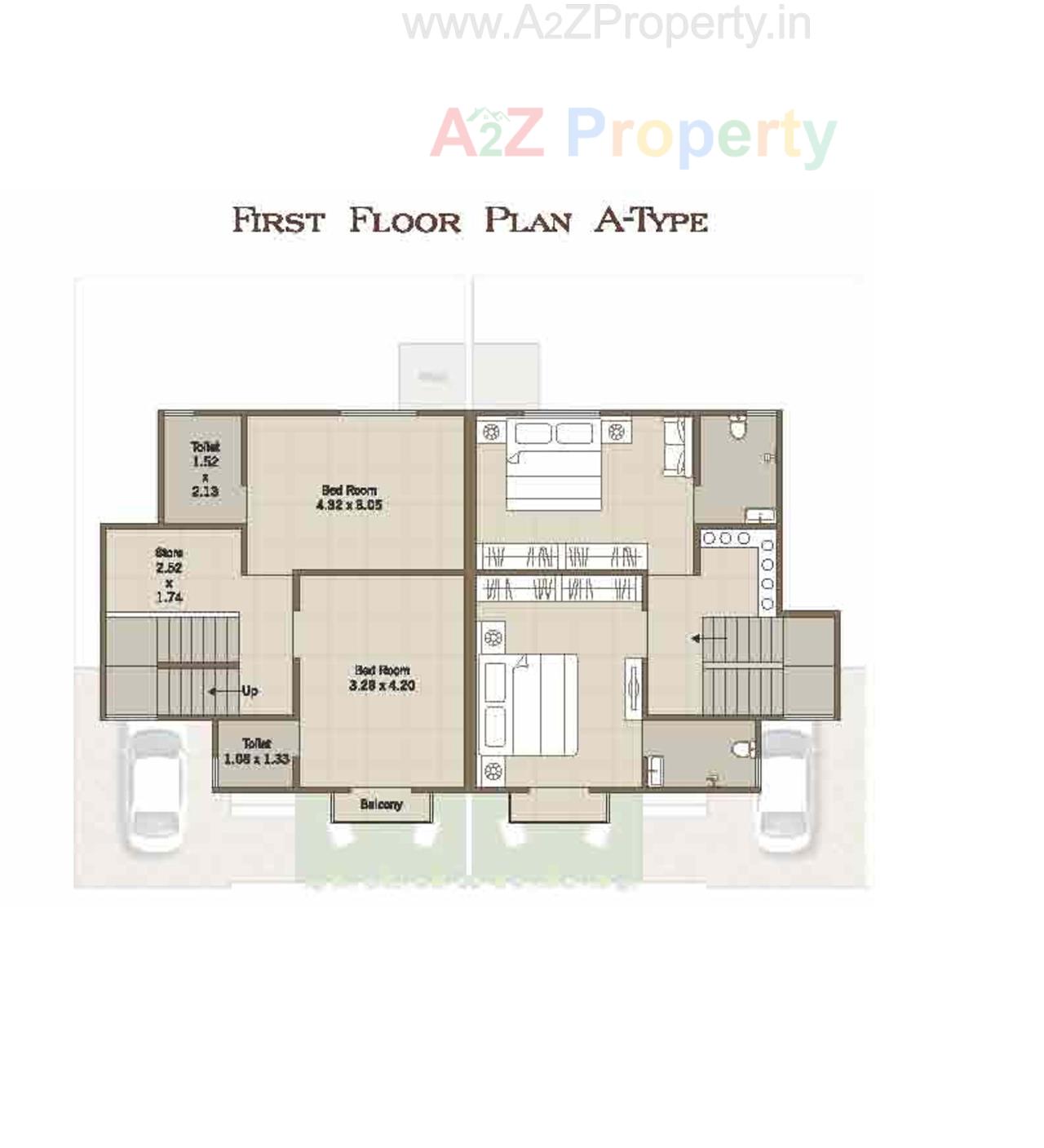 Layout of real estate project Shivaay Bunglows located at Karodia, Vadodara, Gujarat