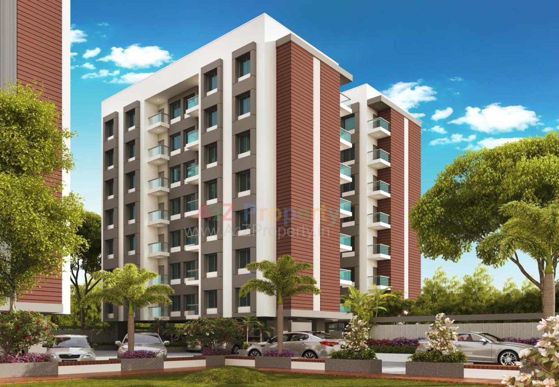 3D Elevation of real estate project Shivaay Exotica located at Vadodara, Vadodara, Gujarat