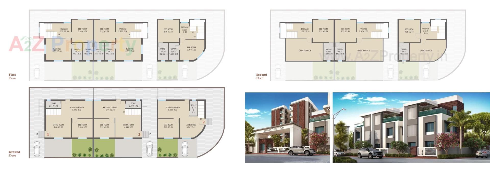 Layout of real estate project Shivaay Exotica located at Vadodara, Vadodara, Gujarat