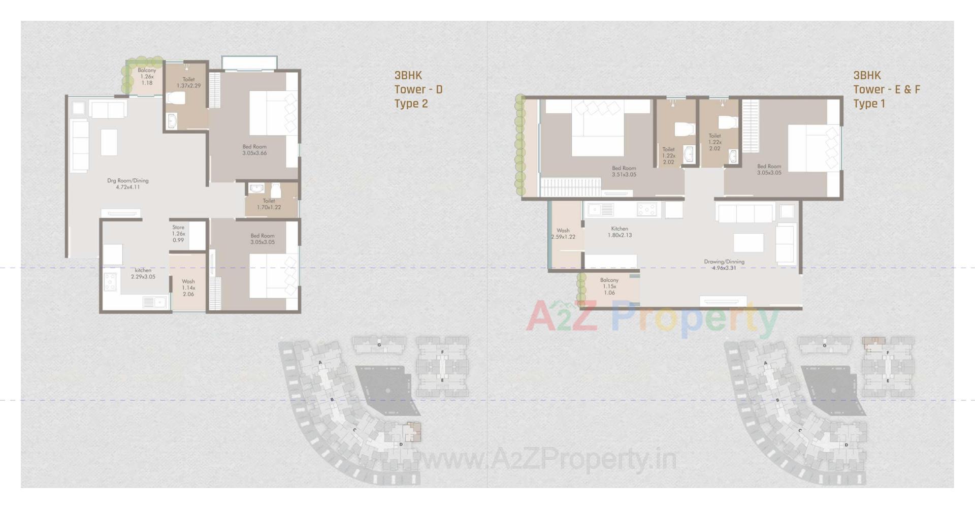 Layout of real estate project Shivaay Onyx located at Makarpura, Vadodara, Gujarat