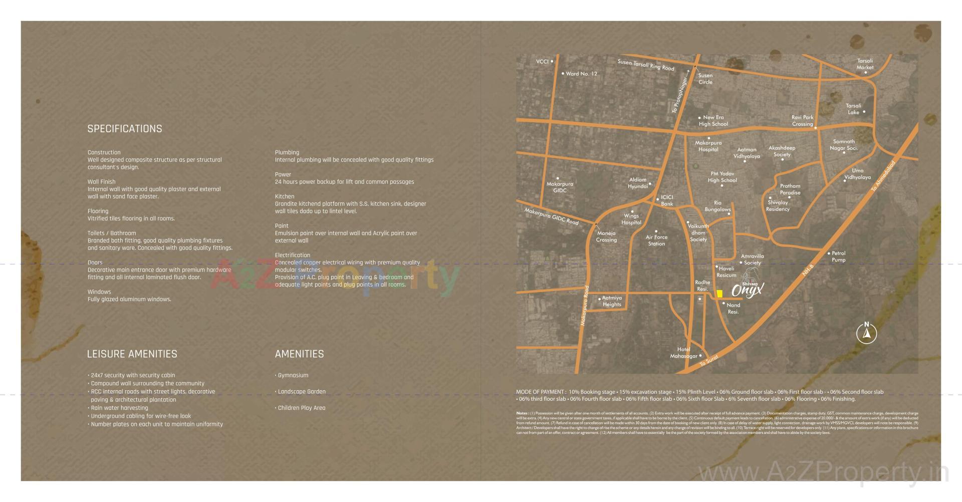  of real estate project Shivaay Onyx located at Makarpura, Vadodara, Gujarat