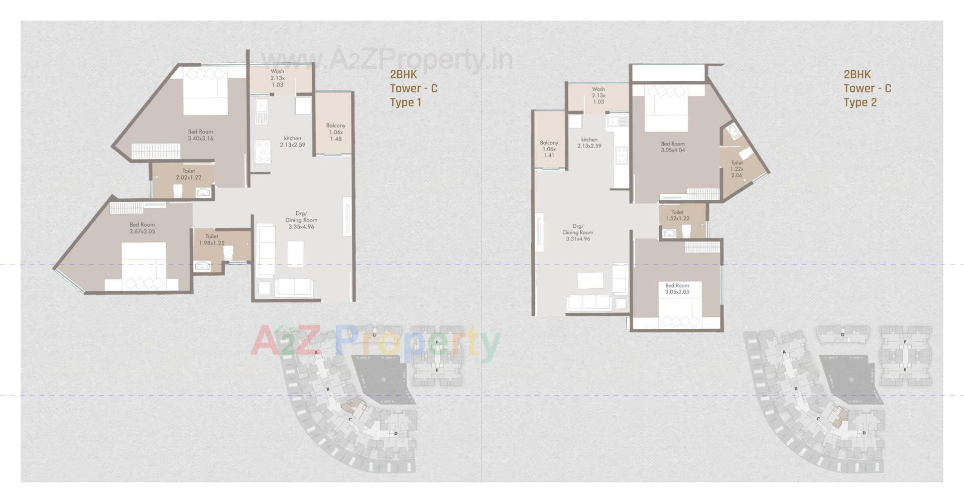 Layout of real estate project Shivaay Onyx located at Makarpura, Vadodara, Gujarat