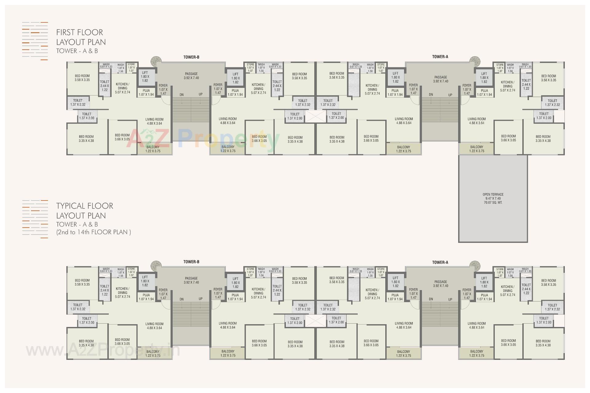 Layout of real estate project Shivaay Serene located at Sama, Vadodara, Gujarat