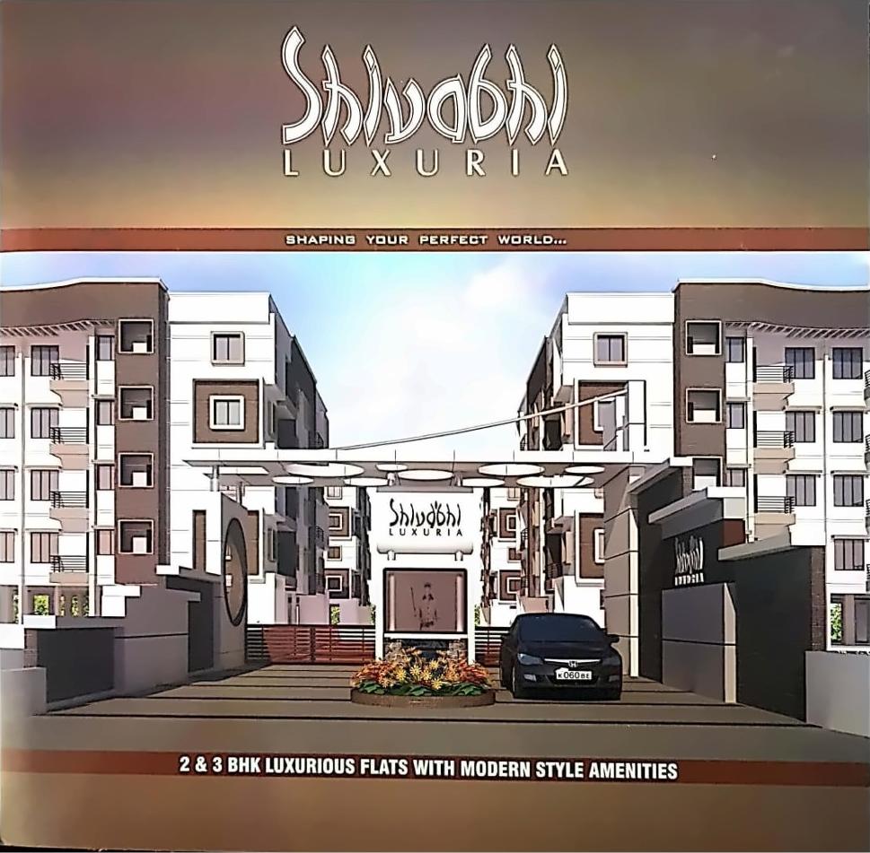 3D Elevation of real estate project Shivabhi Luxuria located at Jambuva, Vadodara, Gujarat