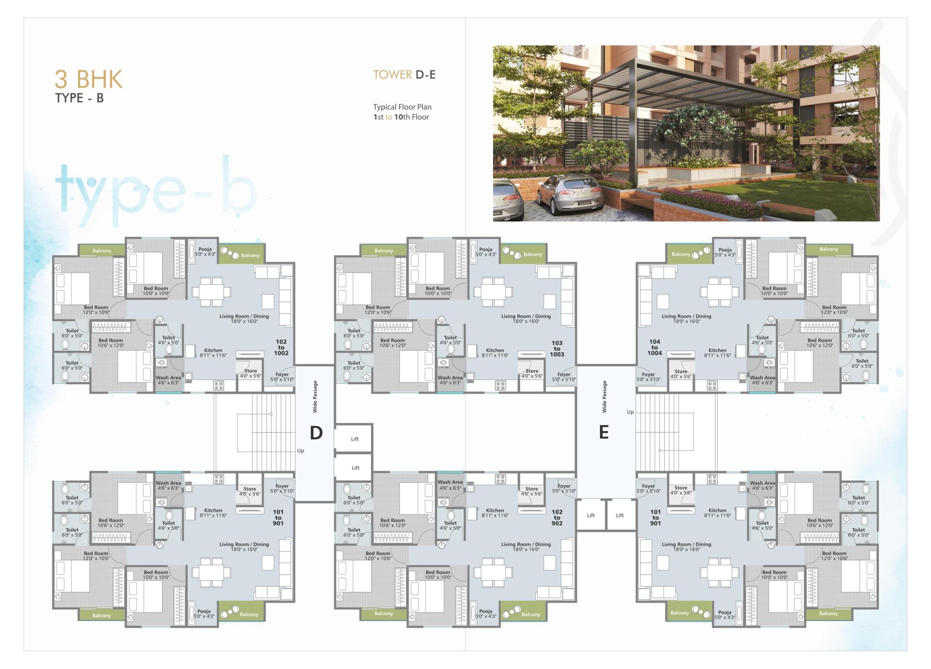Layout of real estate project Shivalay Bliss located at Ankhol, Vadodara, Gujarat