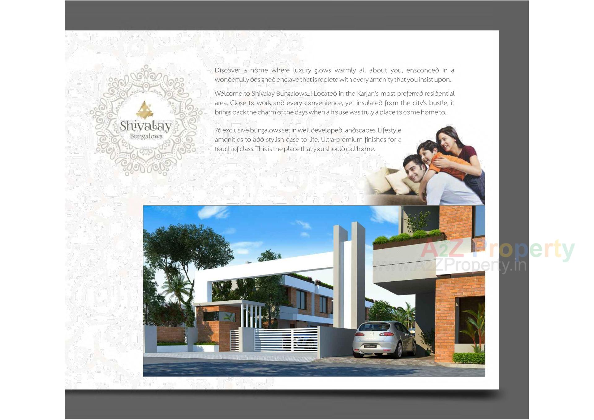  of real estate project Shivalay Bunglows located at Karjan, Vadodara, Gujarat