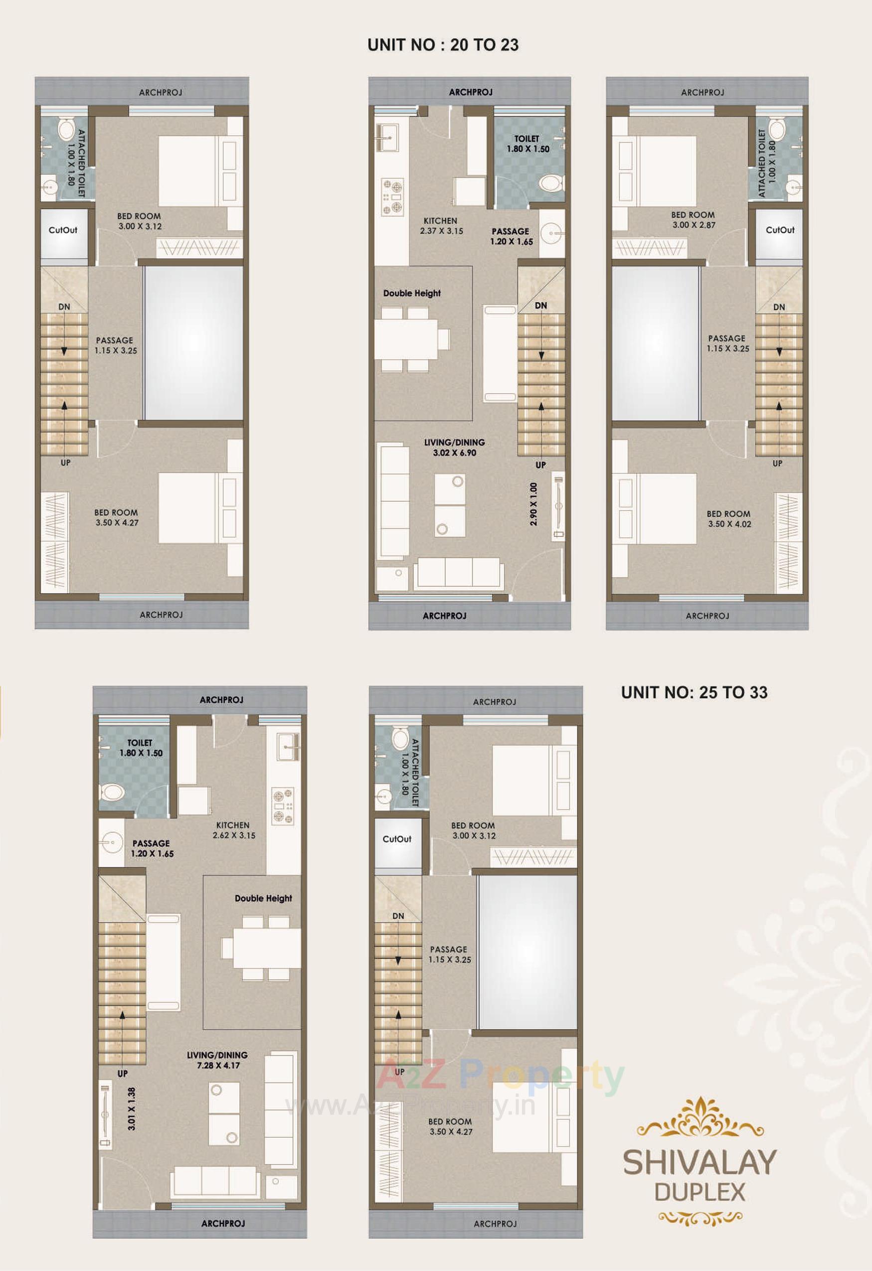 Layout of real estate project Shivalay Duplex located at Ranoli, Vadodara, Gujarat