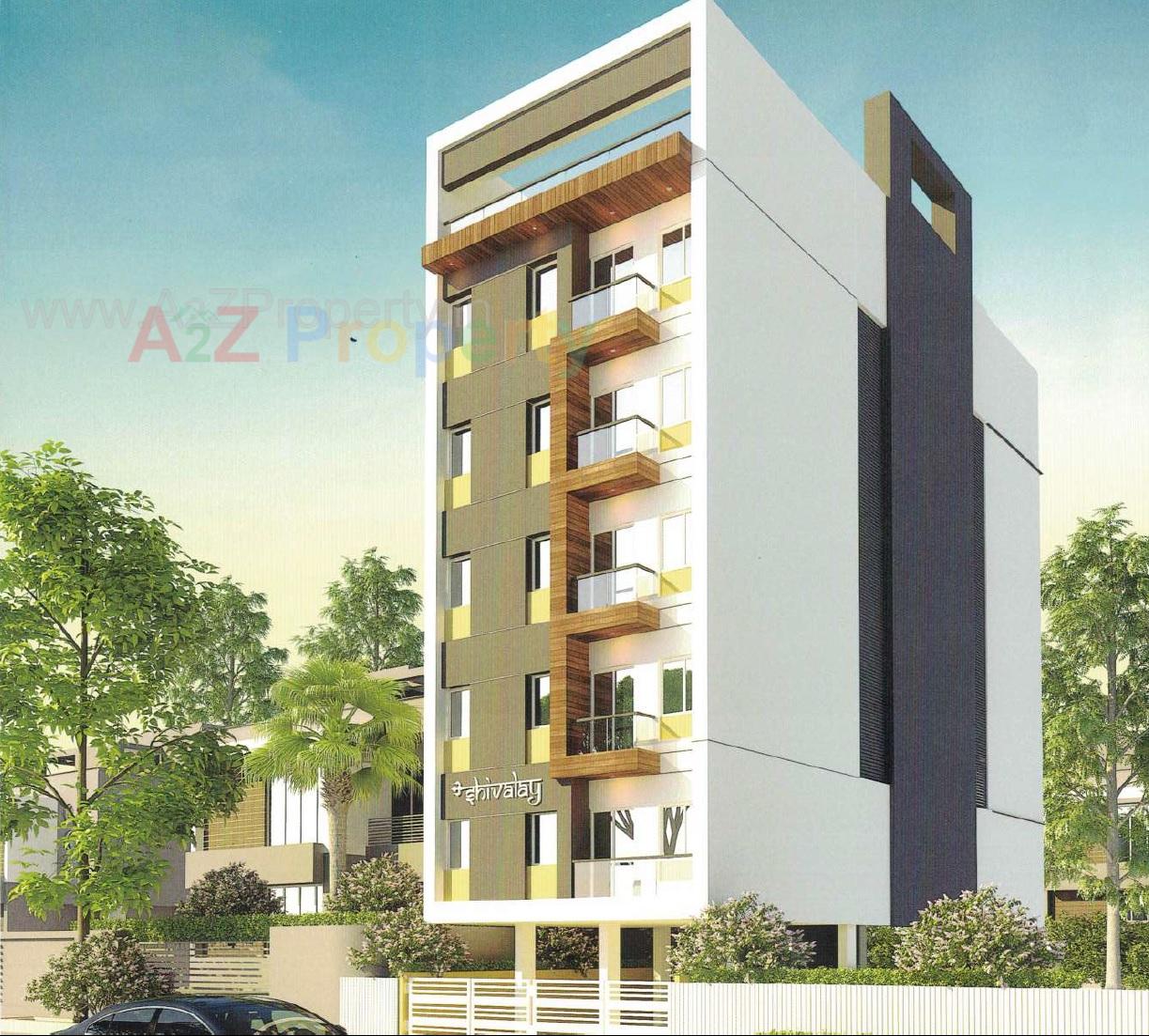 3D Elevation of real estate project Shivalay Residancy located at Kasba, Vadodara, Gujarat