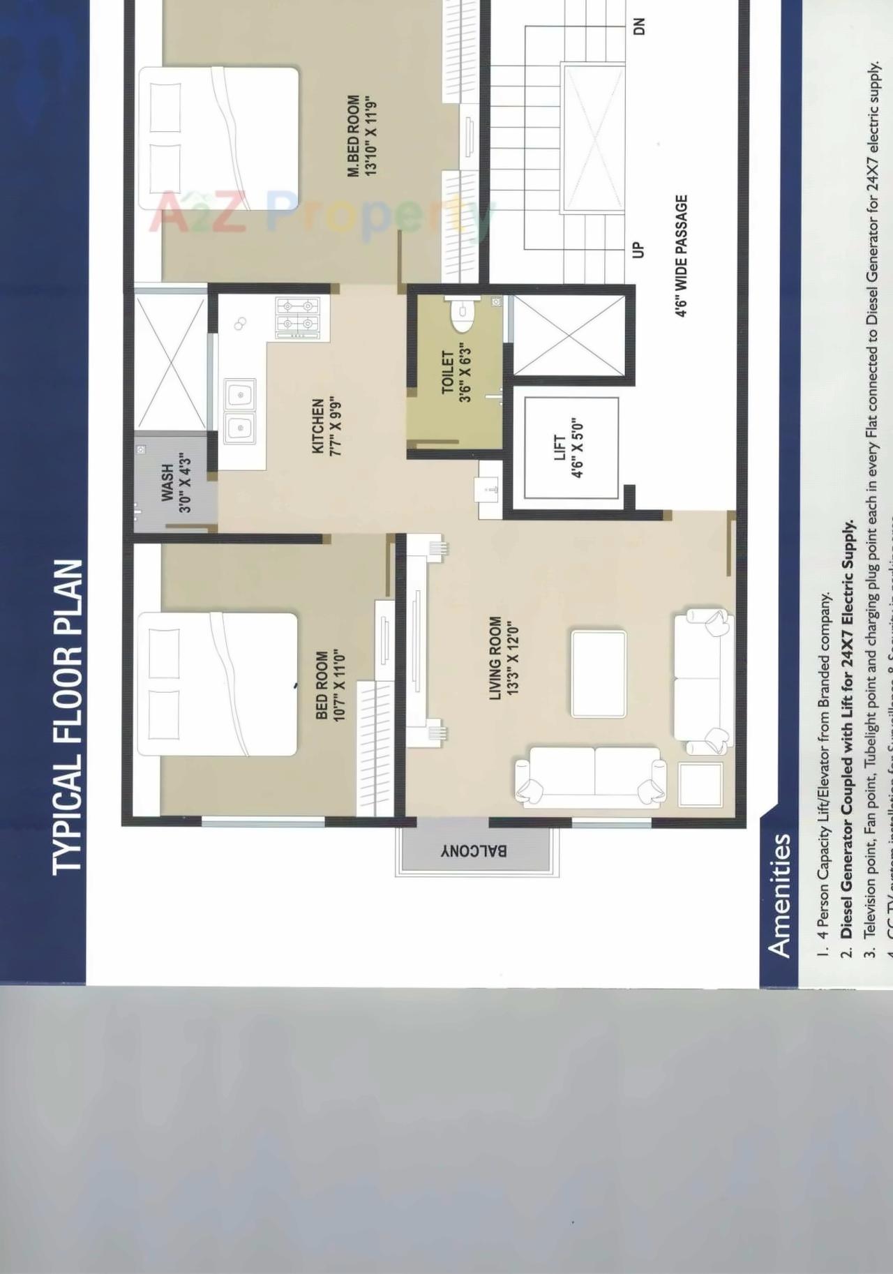 Layout of real estate project Shivalay Residancy located at Kasba, Vadodara, Gujarat