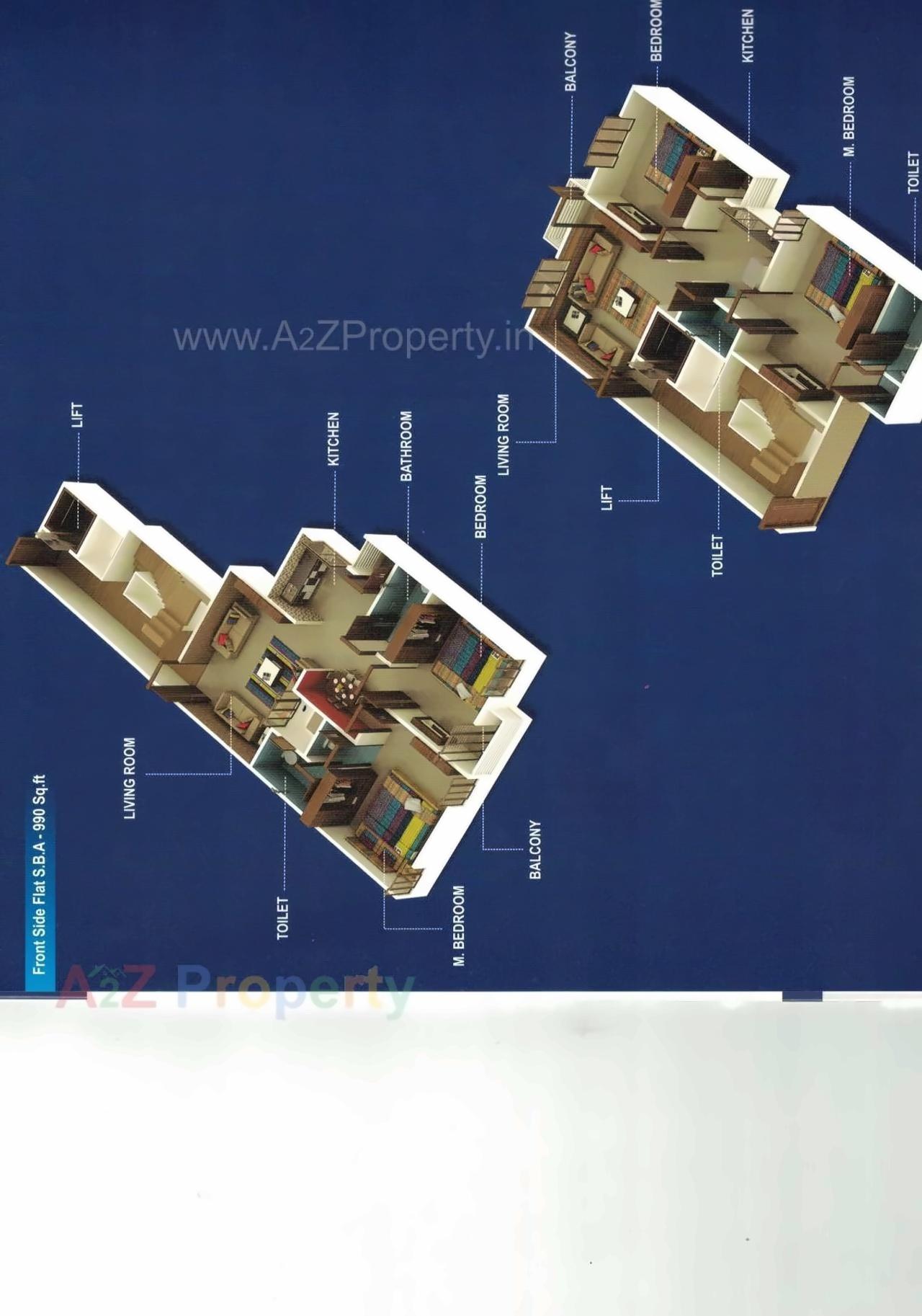 Layout of real estate project Shivalay Residancy located at Kasba, Vadodara, Gujarat