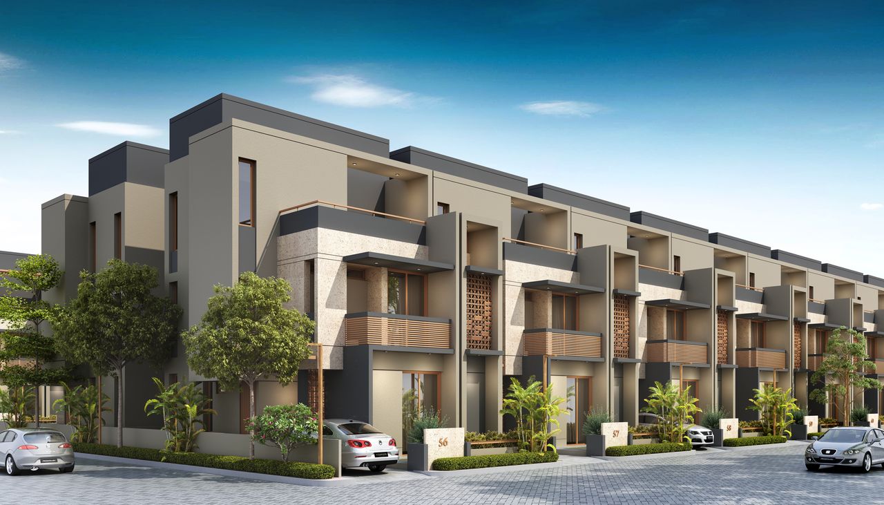 Final Street View of real estate project Shivalay Tirth located at Ankhol, Vadodara, Gujarat