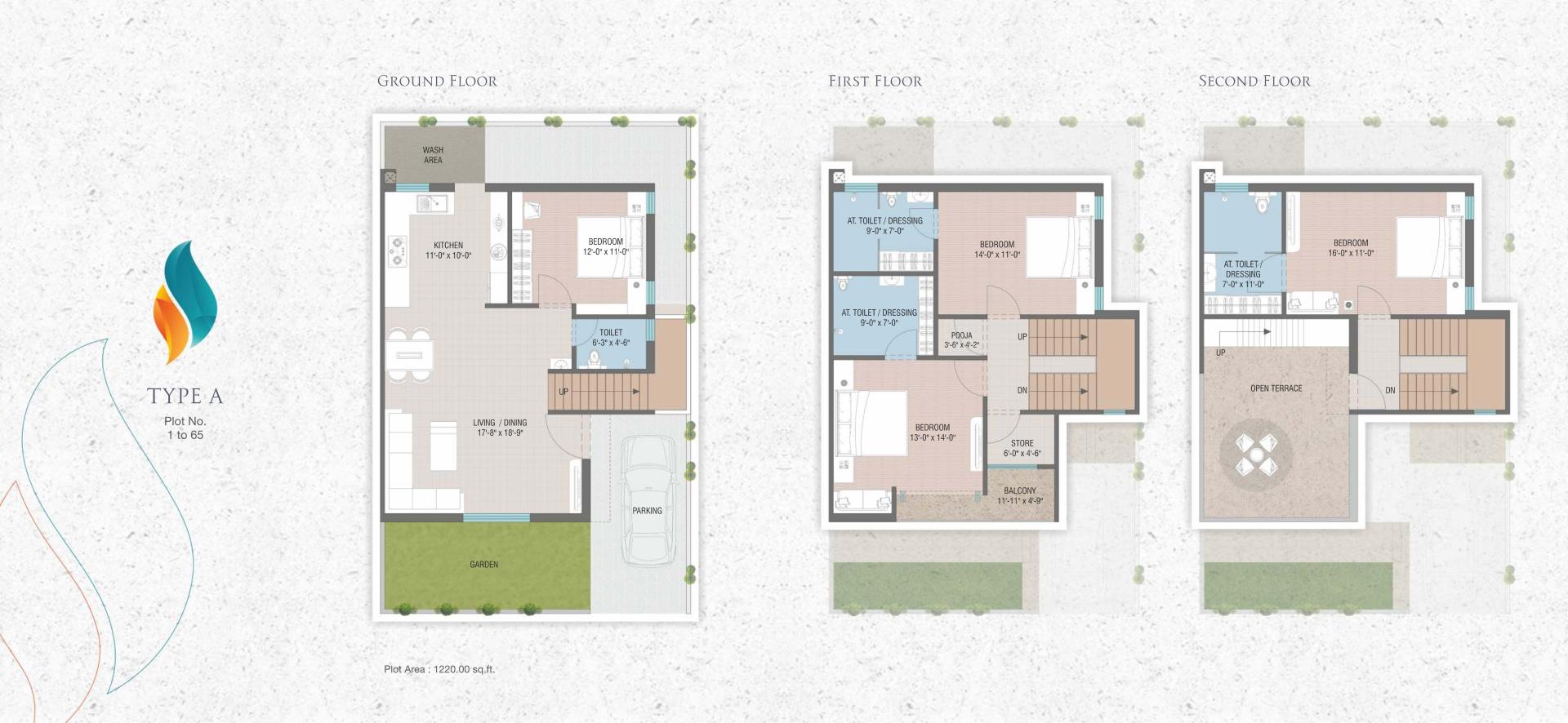 Layout of real estate project Shivalay Tirth located at Ankhol, Vadodara, Gujarat