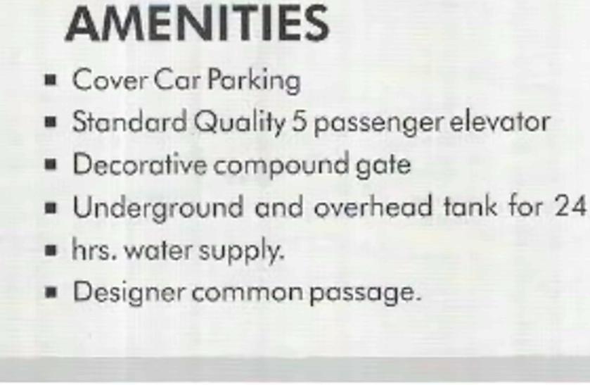 Amenities of Shivalik (shubh Tower)