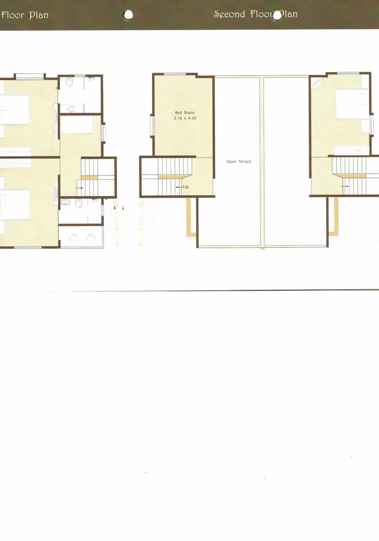 Layout of real estate project Shivalik Bunglows located at Khatamba, Vadodara, Gujarat