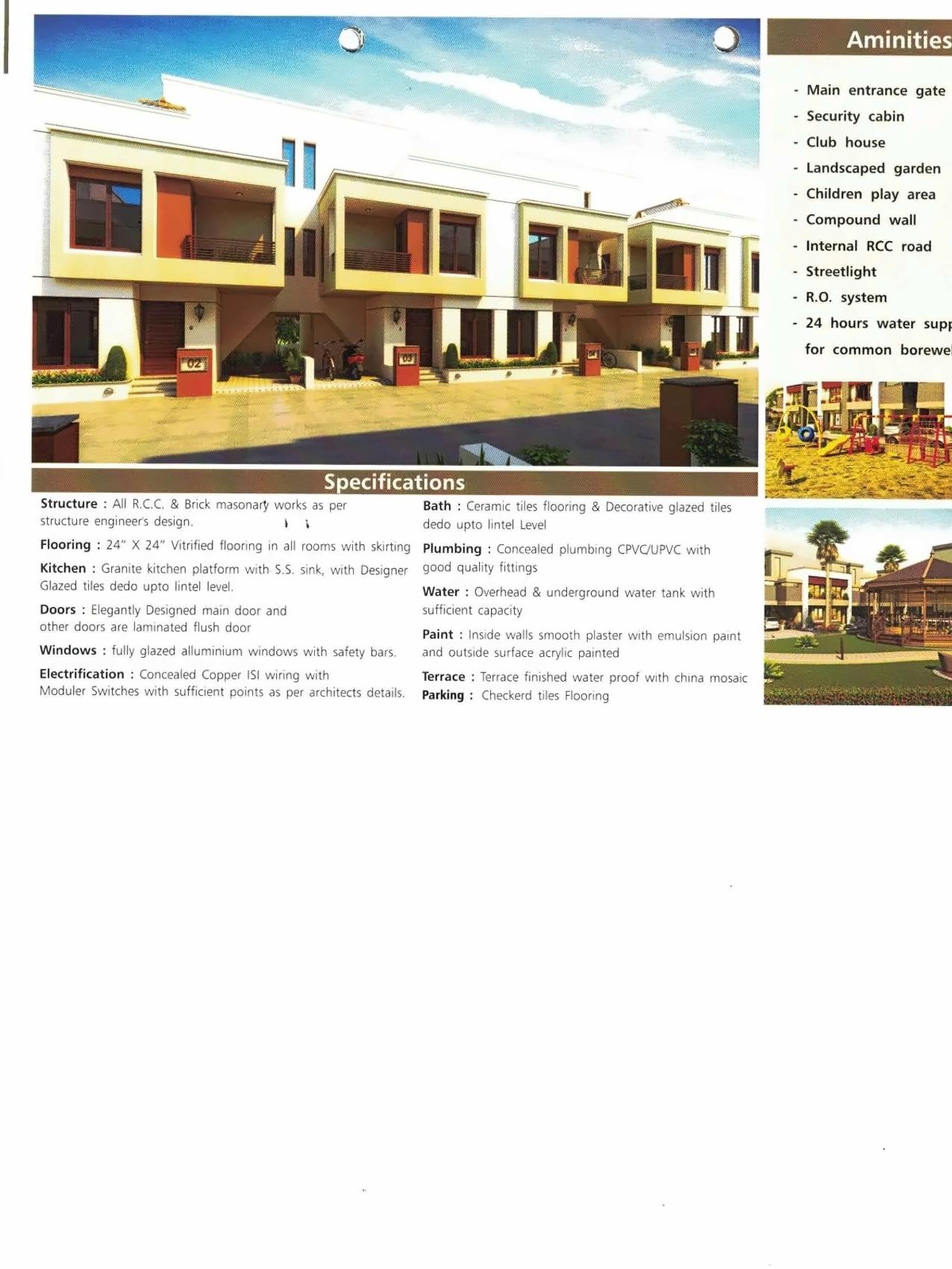  of real estate project Shivalik Bunglows located at Khatamba, Vadodara, Gujarat