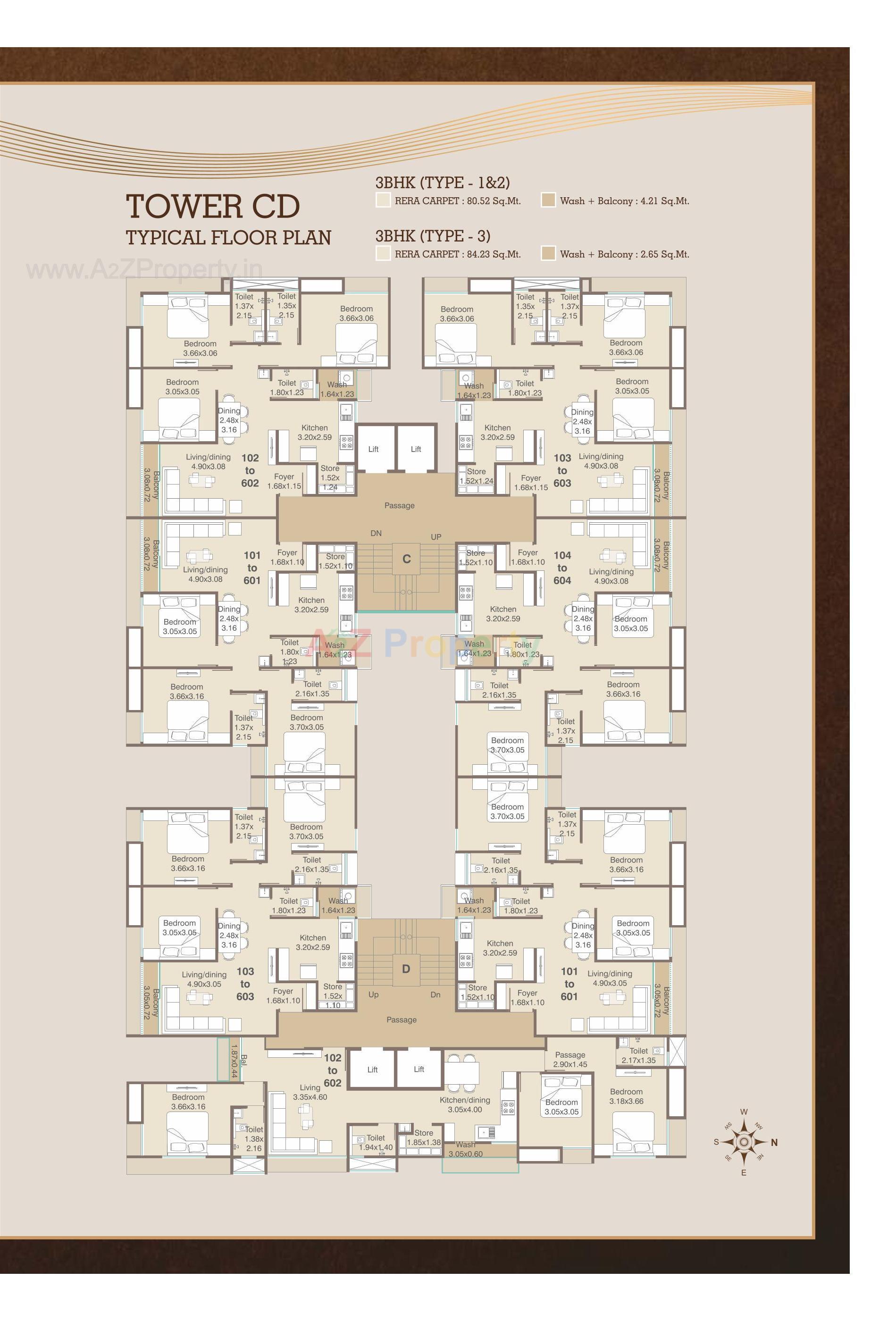 Layout of real estate project Shivalik Grace located at Bhayli, Vadodara, Gujarat
