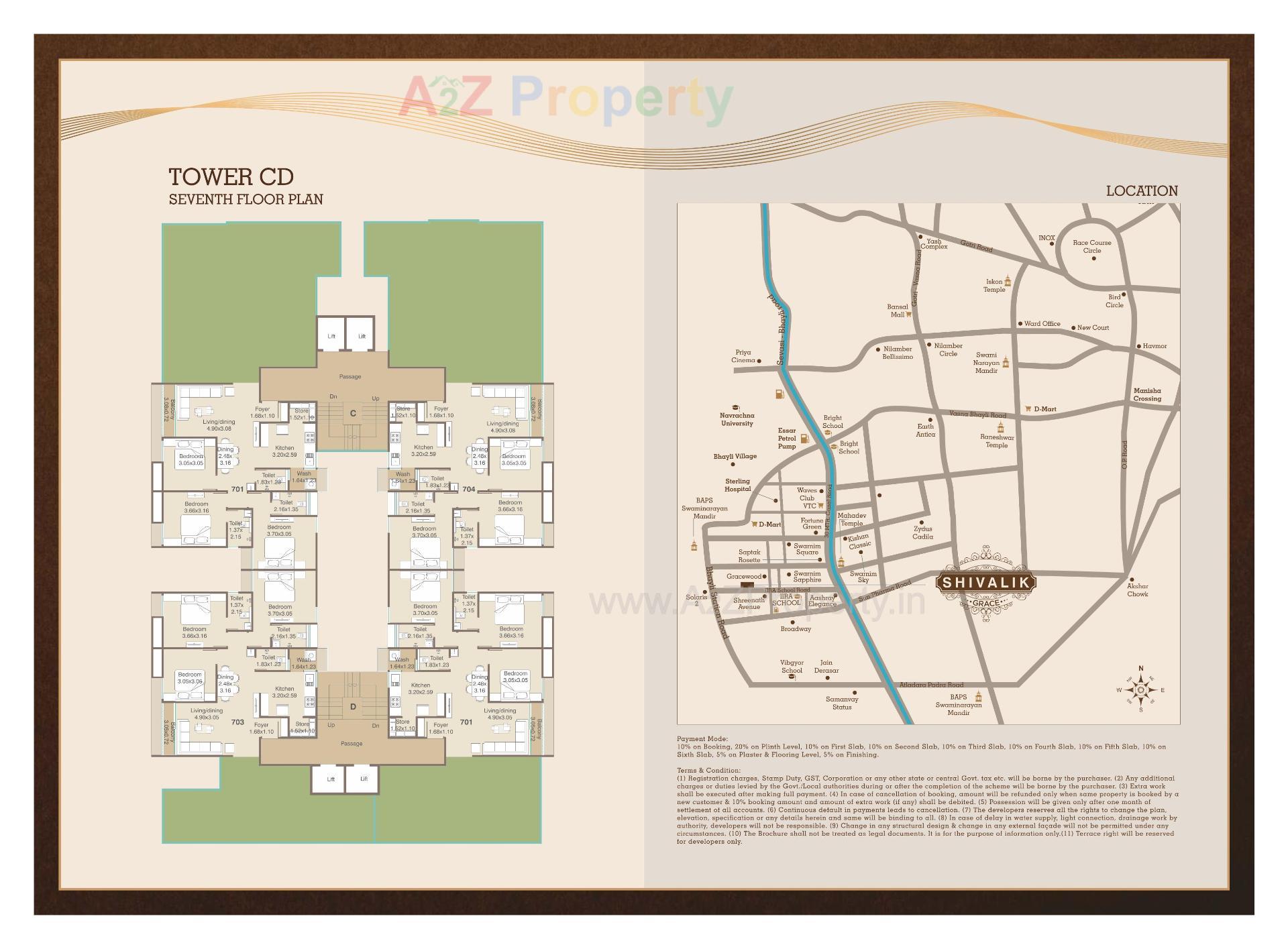  of real estate project Shivalik Grace located at Bhayli, Vadodara, Gujarat