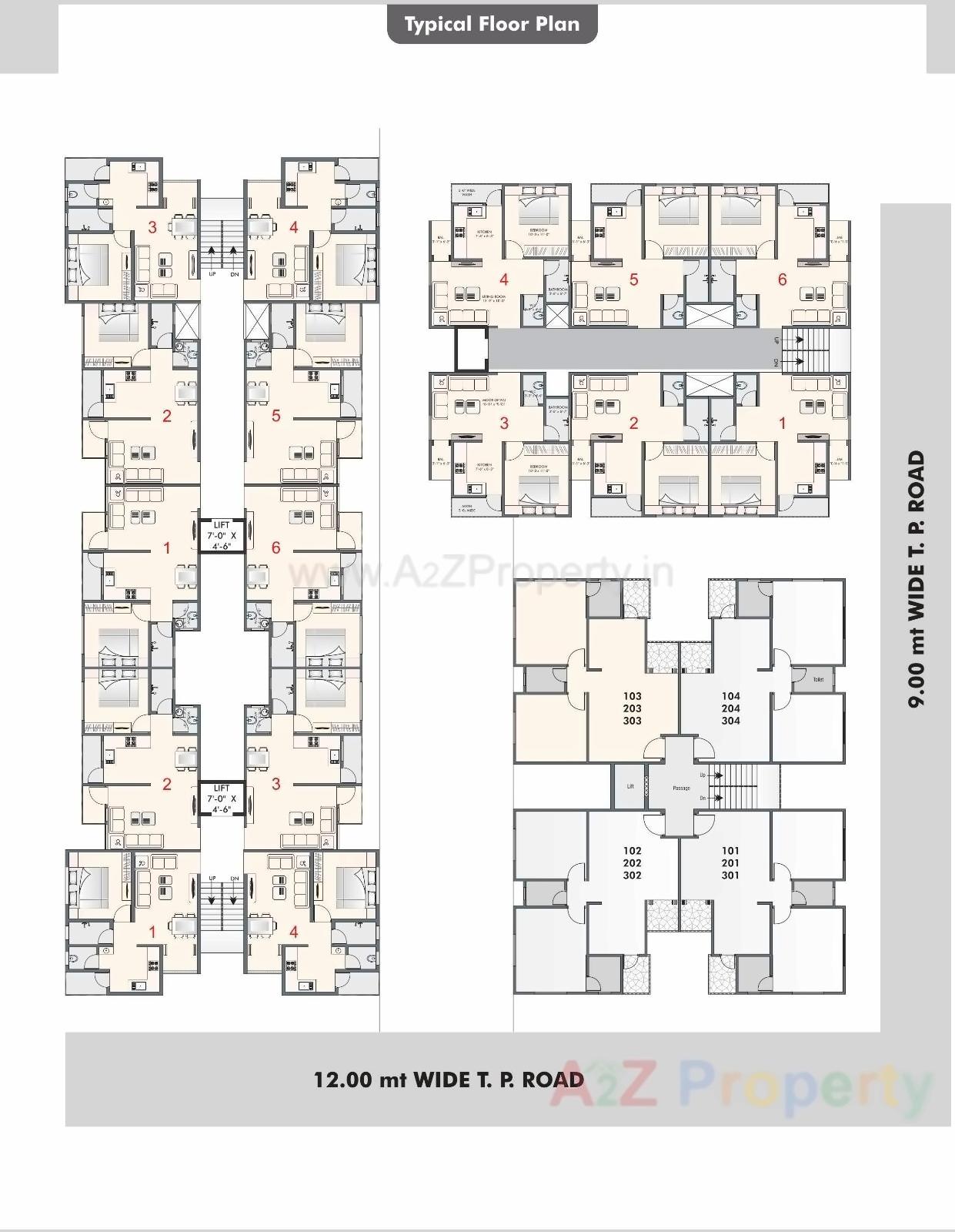 Layout of real estate project Shivalik located at Vemali, Vadodara, Gujarat