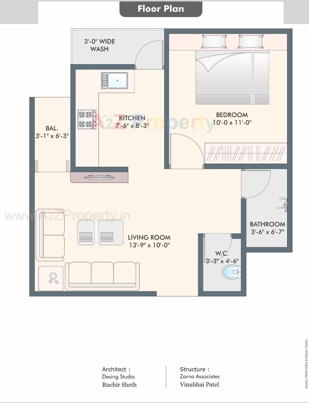 Layout of real estate project Shivalik located at Vemali, Vadodara, Gujarat