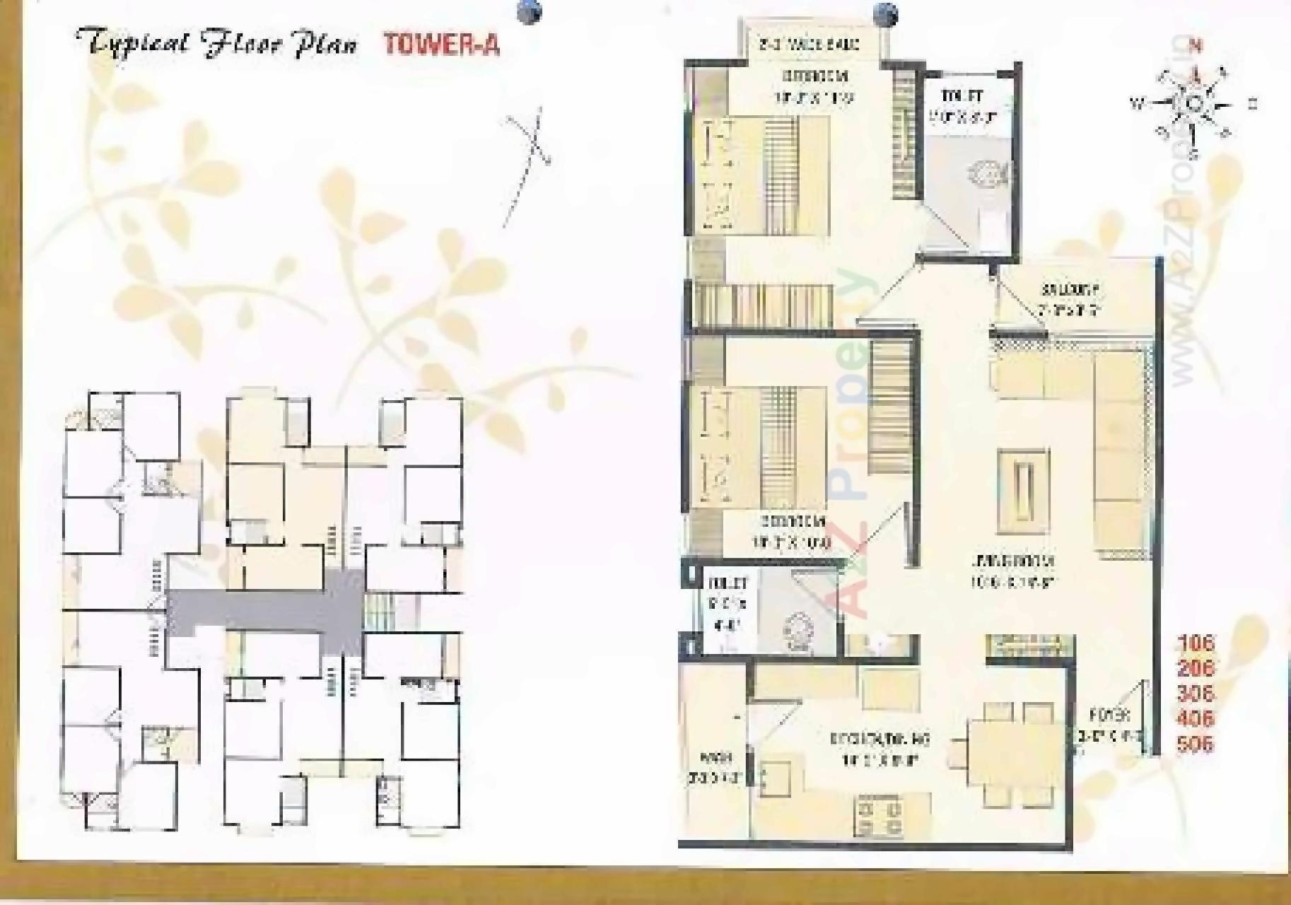 Layout of real estate project Shivalik Shilp located at Bhayli, Vadodara, Gujarat