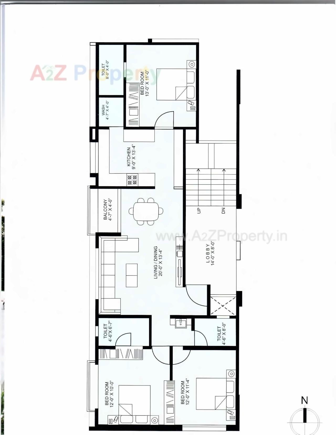 Layout of real estate project Shivam Aura located at Subhanpura, Vadodara, Gujarat