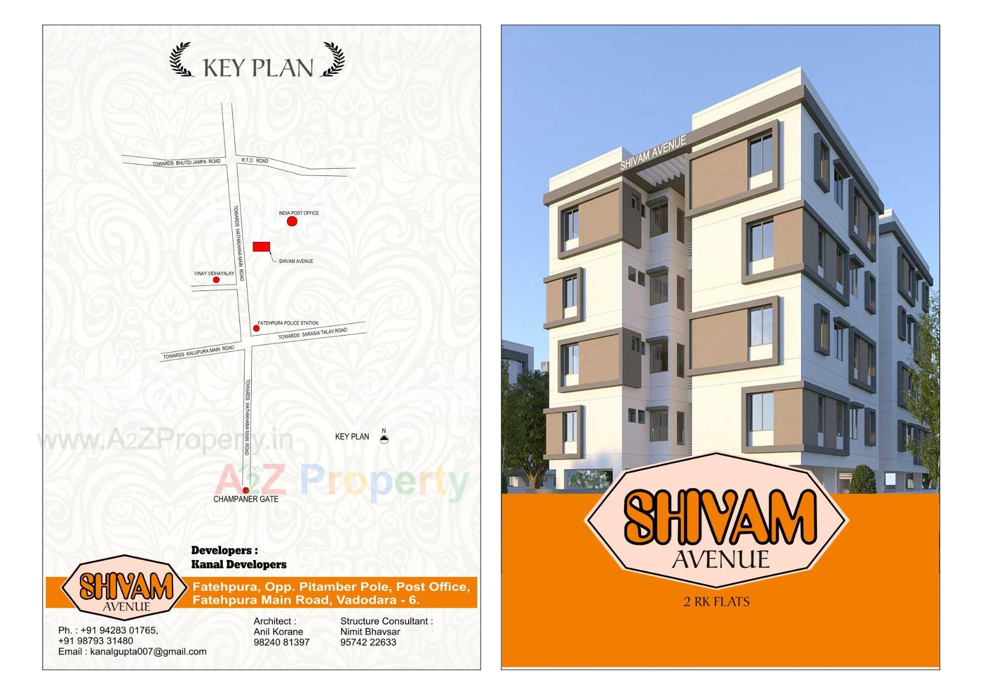  of real estate project Shivam Avenue located at City, Vadodara, Gujarat