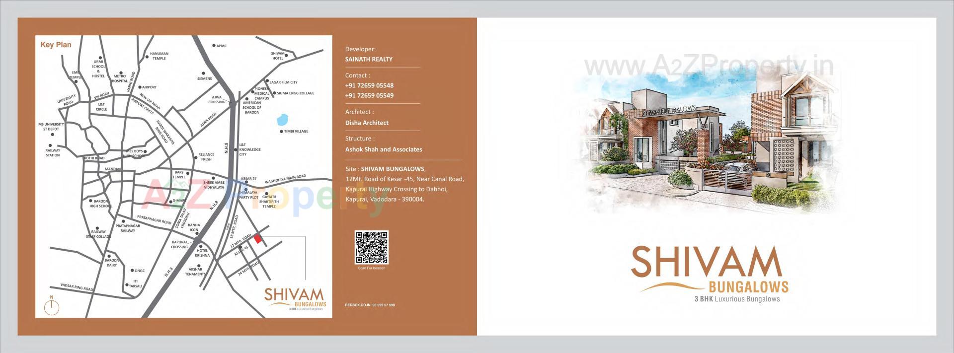  of real estate project Shivam Bungalows located at Kapurai, Vadodara, Gujarat