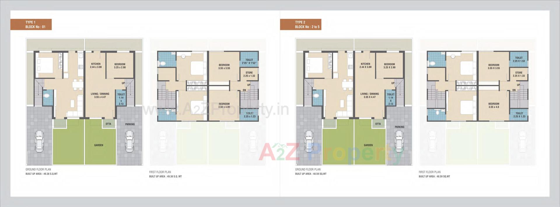 Layout of real estate project Shivam Bungalows located at Kapurai, Vadodara, Gujarat