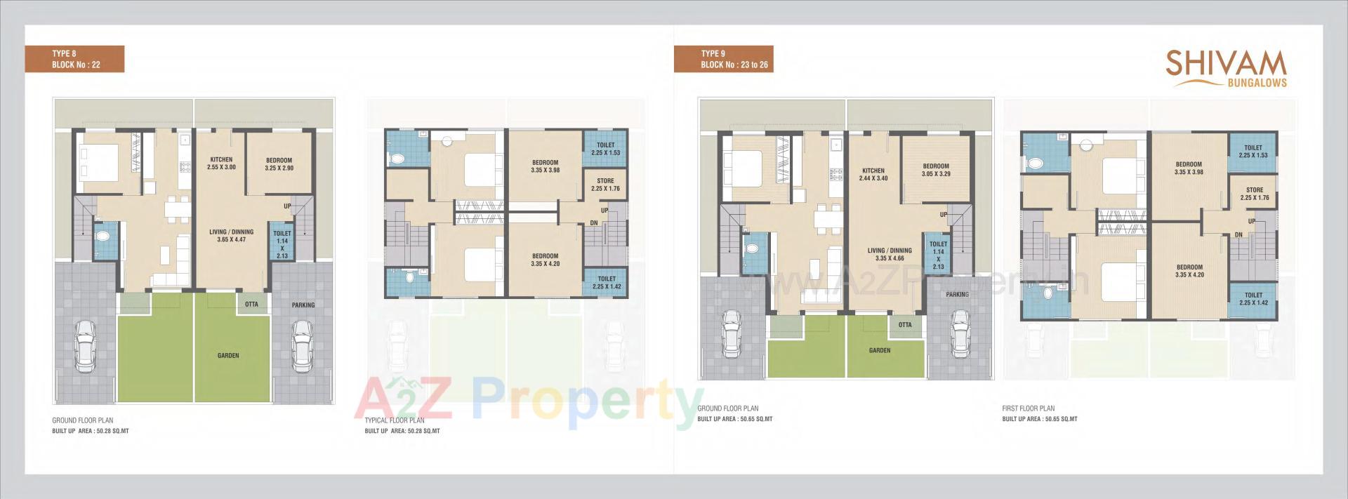 Layout of real estate project Shivam Bungalows located at Kapurai, Vadodara, Gujarat