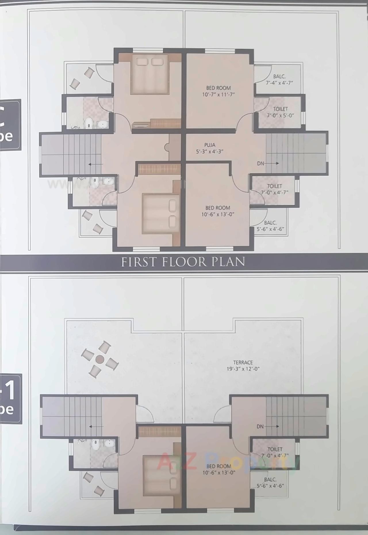 Layout of real estate project Shivam Duplex located at Ankhol, Vadodara, Gujarat