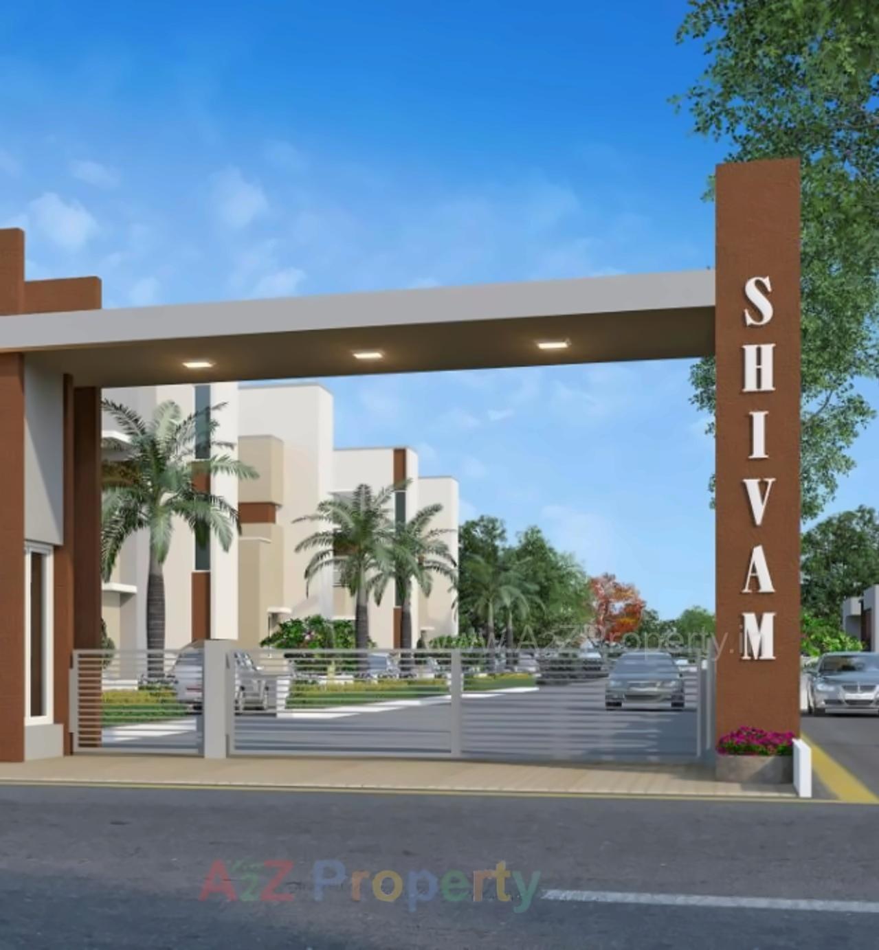 3D Elevation of real estate project Shivam Duplex located at Ankhol, Vadodara, Gujarat