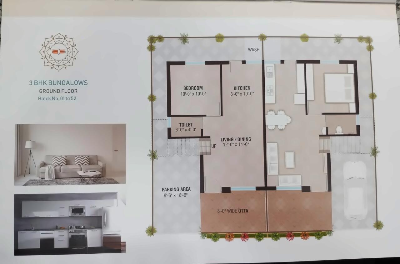 Layout of real estate project Shivam Exotica located at Tarsali, Vadodara, Gujarat