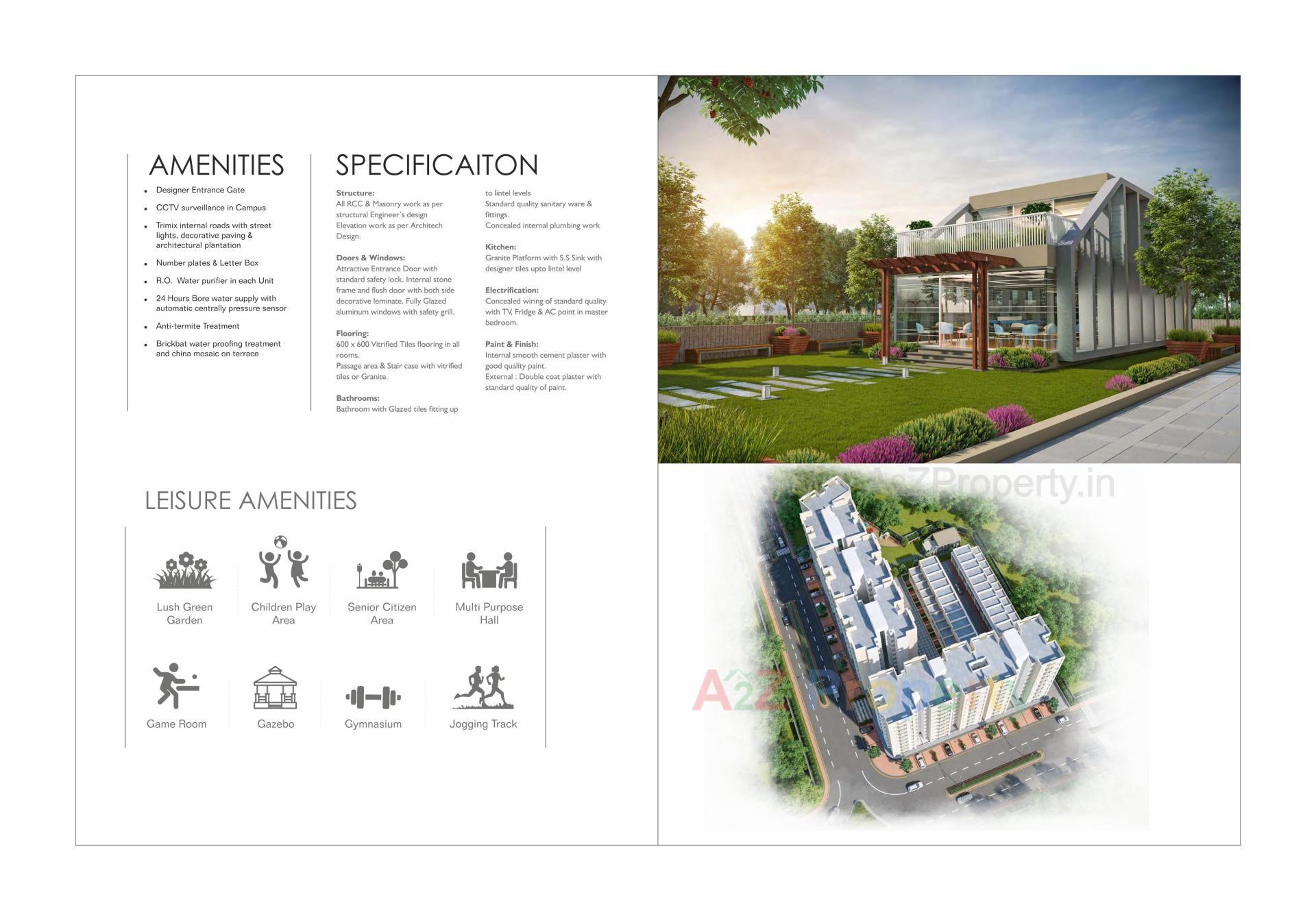  of real estate project Shivam Heights Triplex located at Tarsali, Vadodara, Gujarat