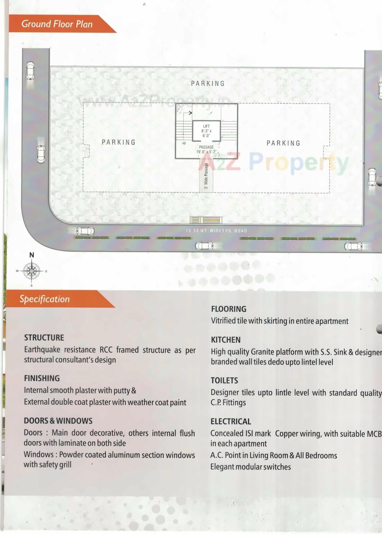  of real estate project Shivam Heights located at Manjalpur, Vadodara, Gujarat