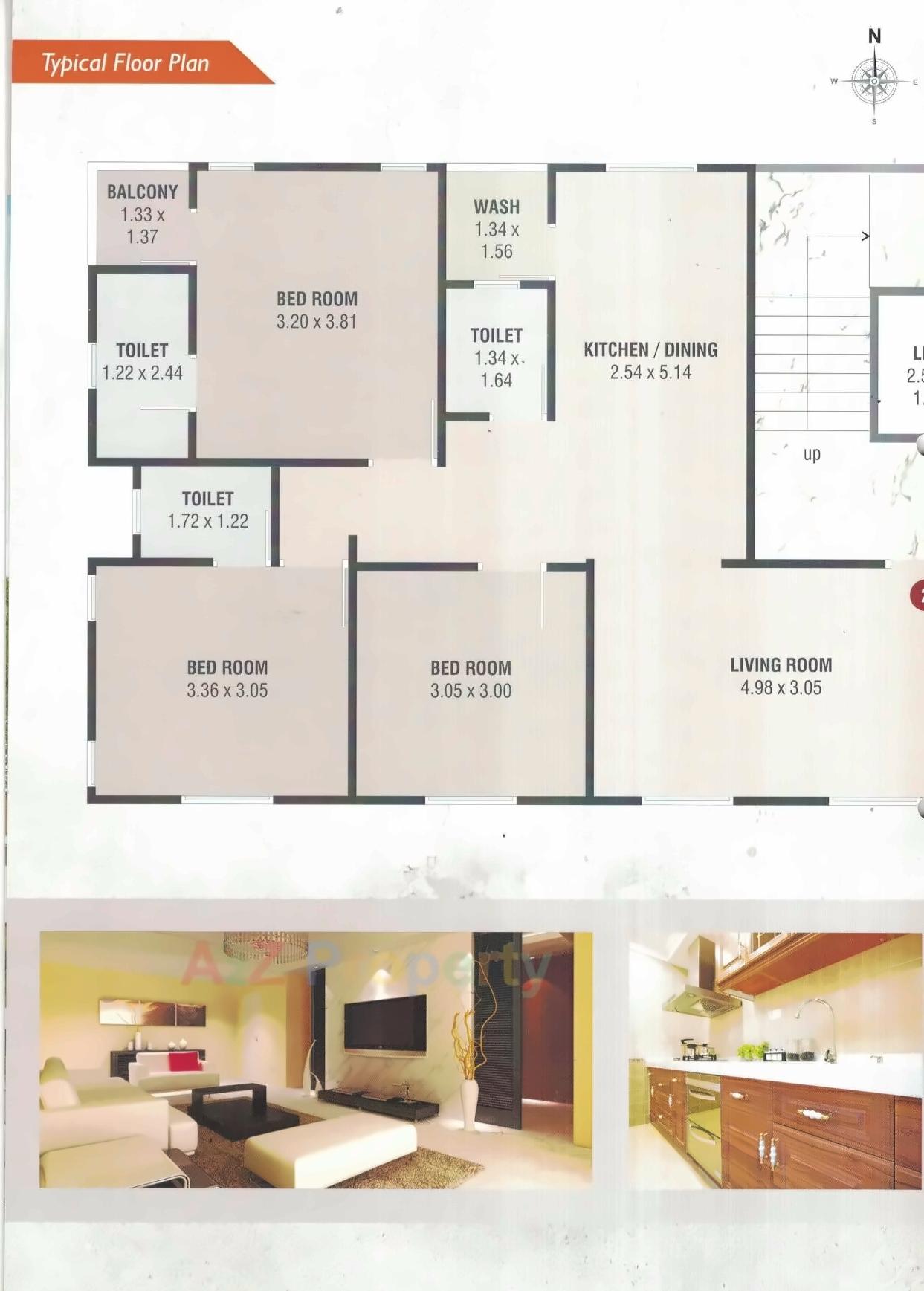 Layout of real estate project Shivam Heights located at Manjalpur, Vadodara, Gujarat