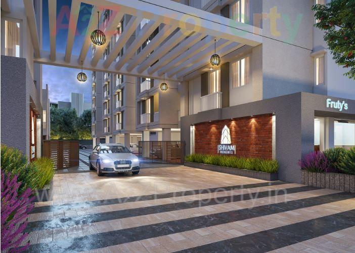 3D Elevation of real estate project Shivam Heights located at Tarsali, Vadodara, Gujarat