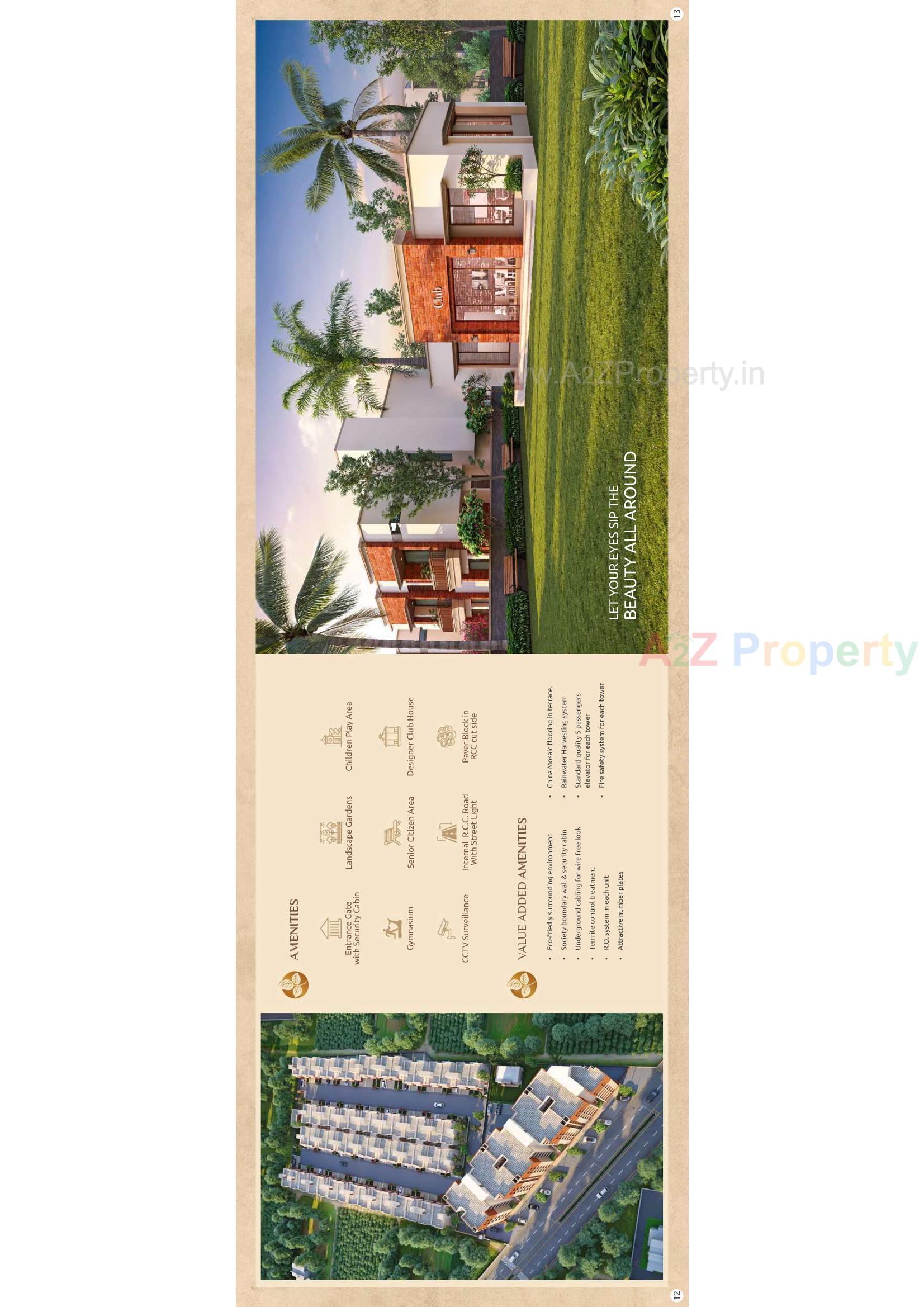 Layout of real estate project Shivam Luxuria located at Makarpura, Vadodara, Gujarat