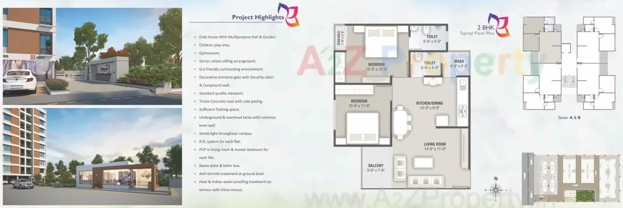 Layout of real estate project Shivam Paradise located at Makarpura, Vadodara, Gujarat