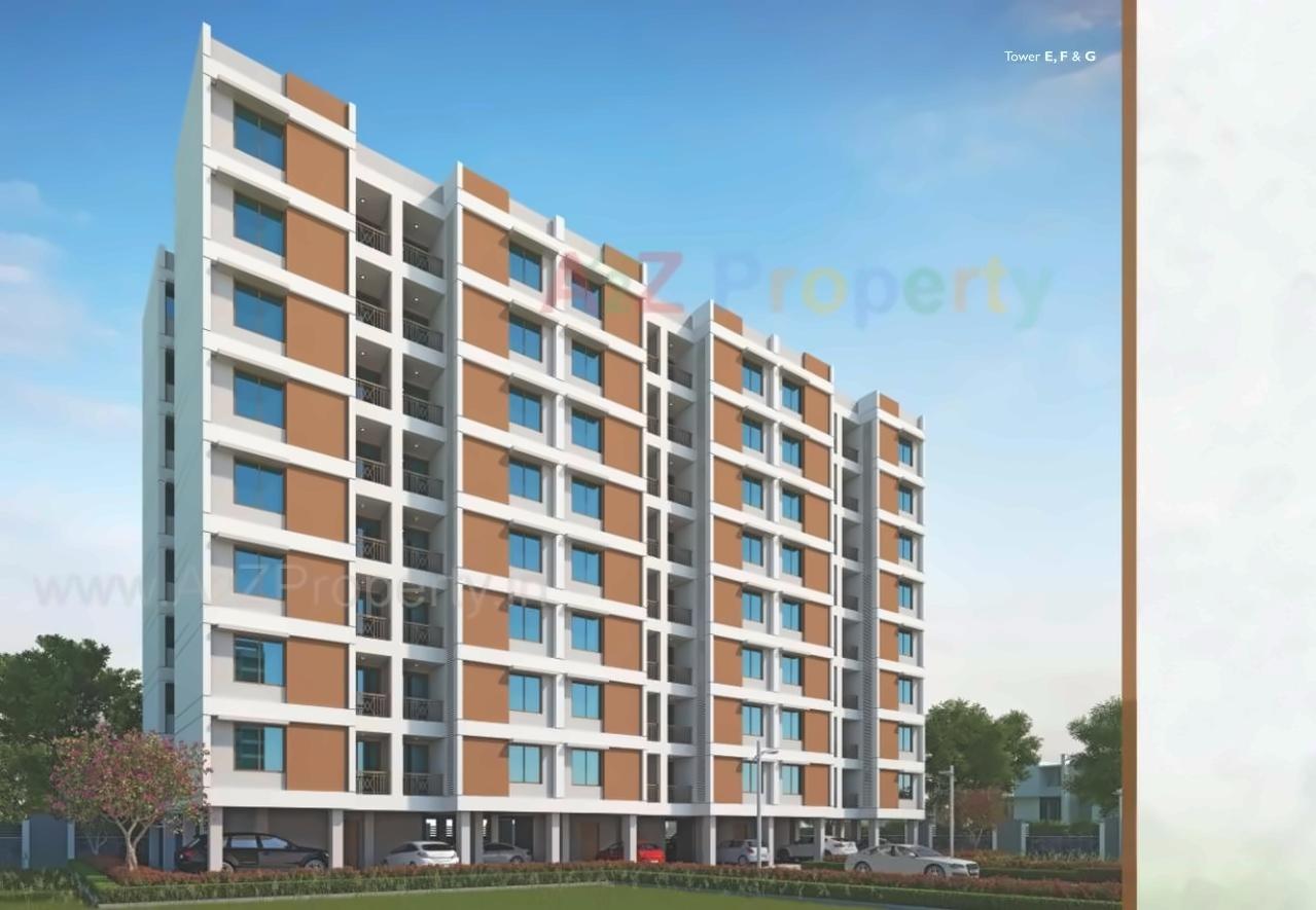 3D Elevation of real estate project Shivam Paradise located at Makarpura, Vadodara, Gujarat