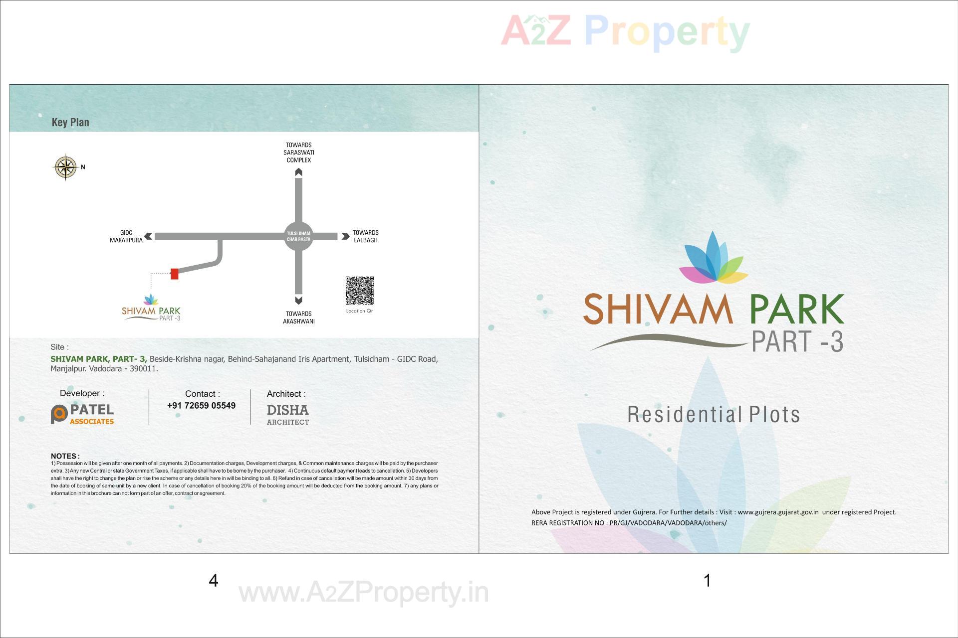 of real estate project Shivam Park located at Manjalpur , Vadodara, Gujarat