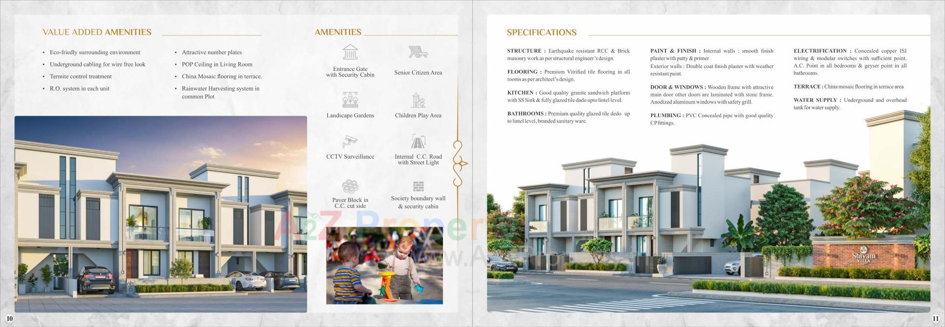  of real estate project Shivam Villa located at Bapod, Vadodara, Gujarat